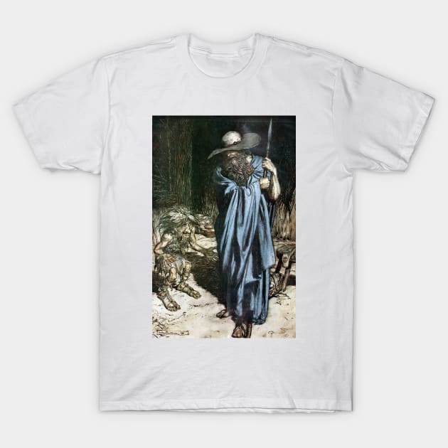 Mime and the Wanderer, Arthur Rackham T-Shirt by immortalpeaches